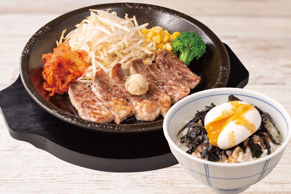 【期間限定】ごちそう熟成厚切カルビセット(カルビ専用ライス付き)