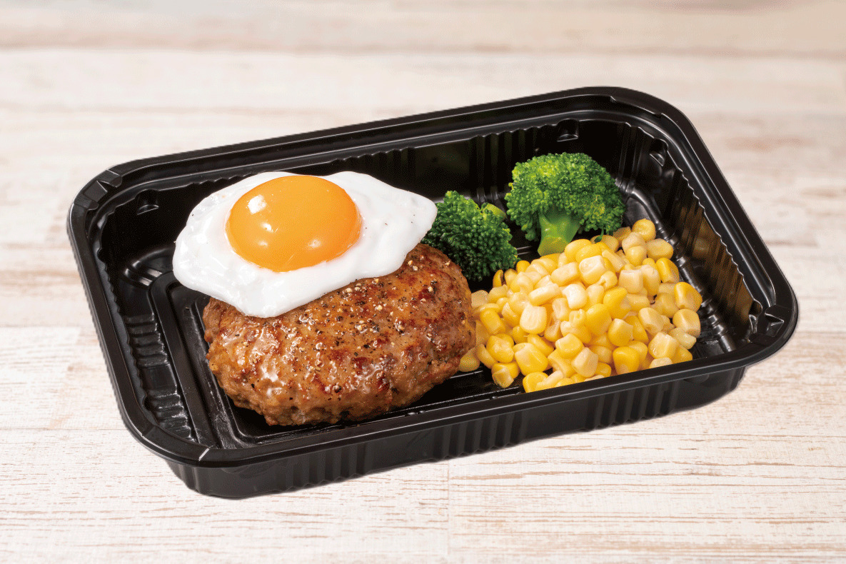 ハンバーグステーキ 目玉焼き付き