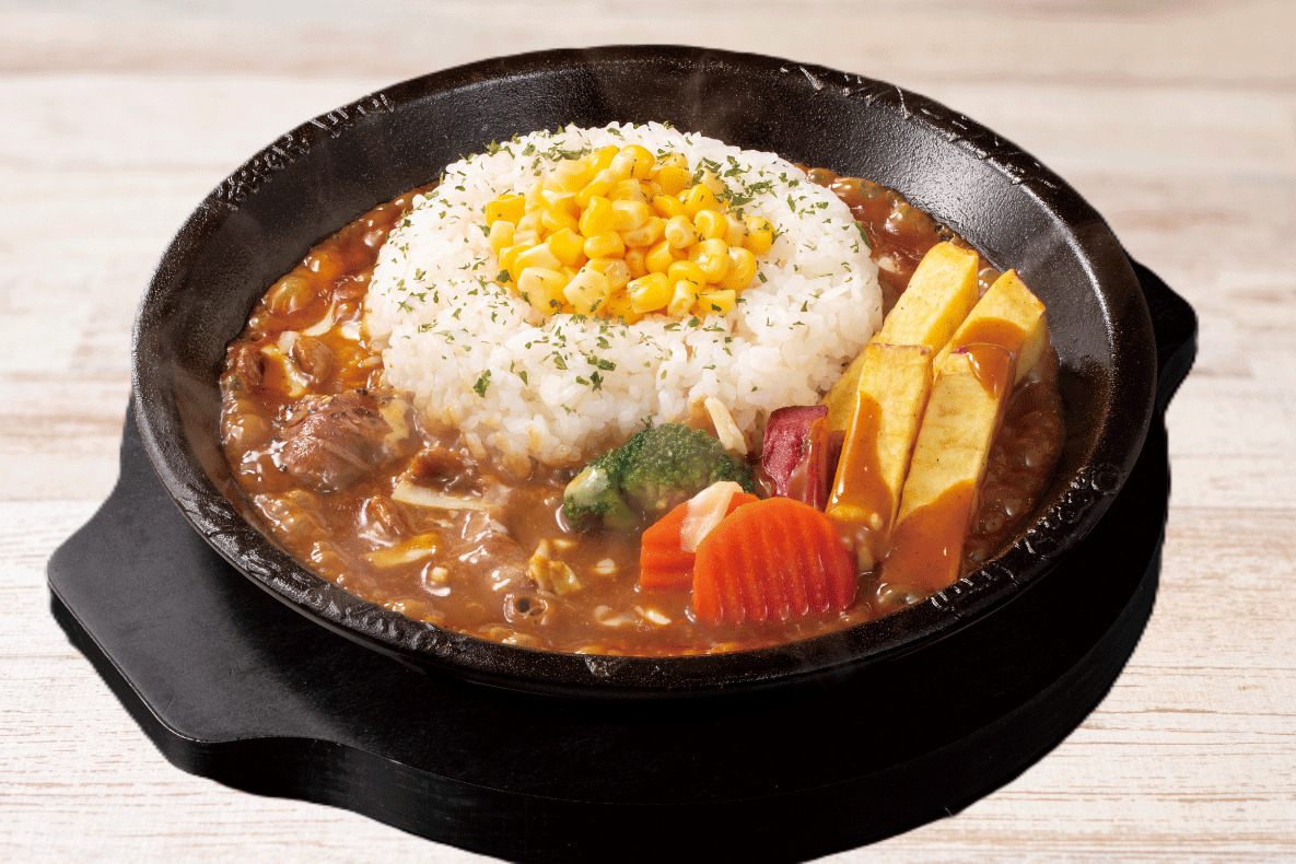 沸騰ぐつぐつ焼カレー(彩り野菜)