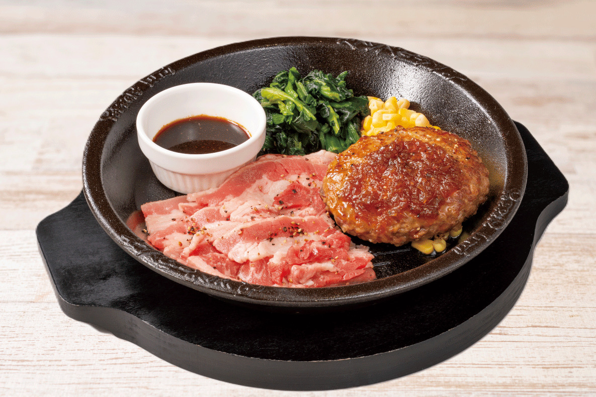 NEW！カルビ＆ハンバーグ