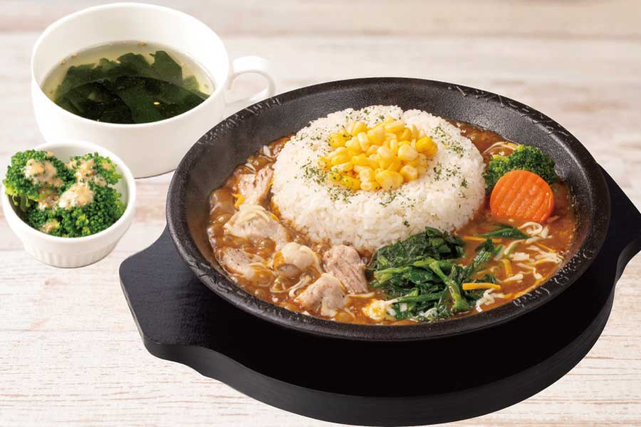 NEW！【平日限定】ほうれん草チキンカレーセット