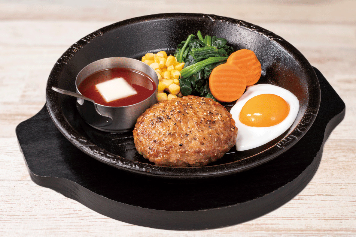 【期間限定】赤い月見ハンバーグ
