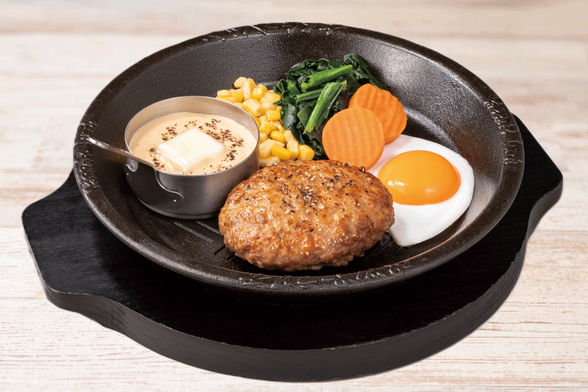 【期間限定】白い月見ハンバーグ