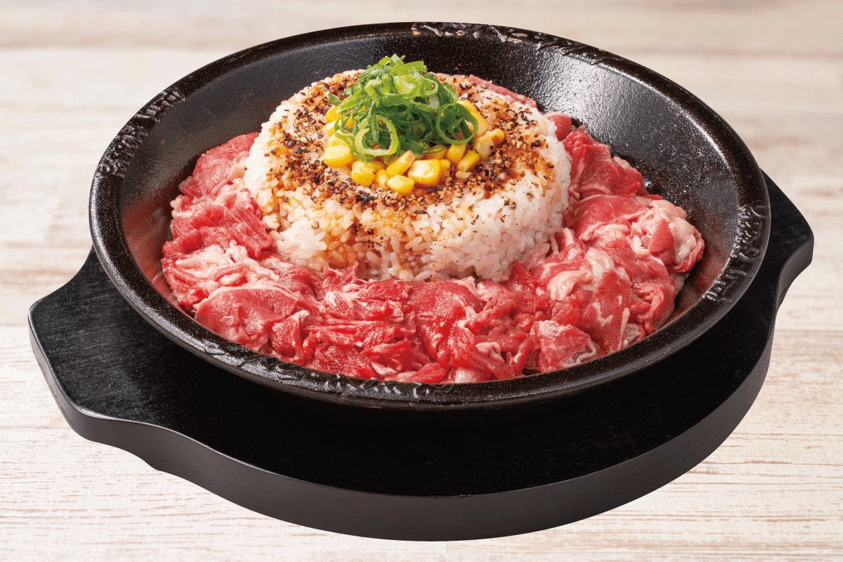 ビーフペッパーライス<br>お肉特盛り