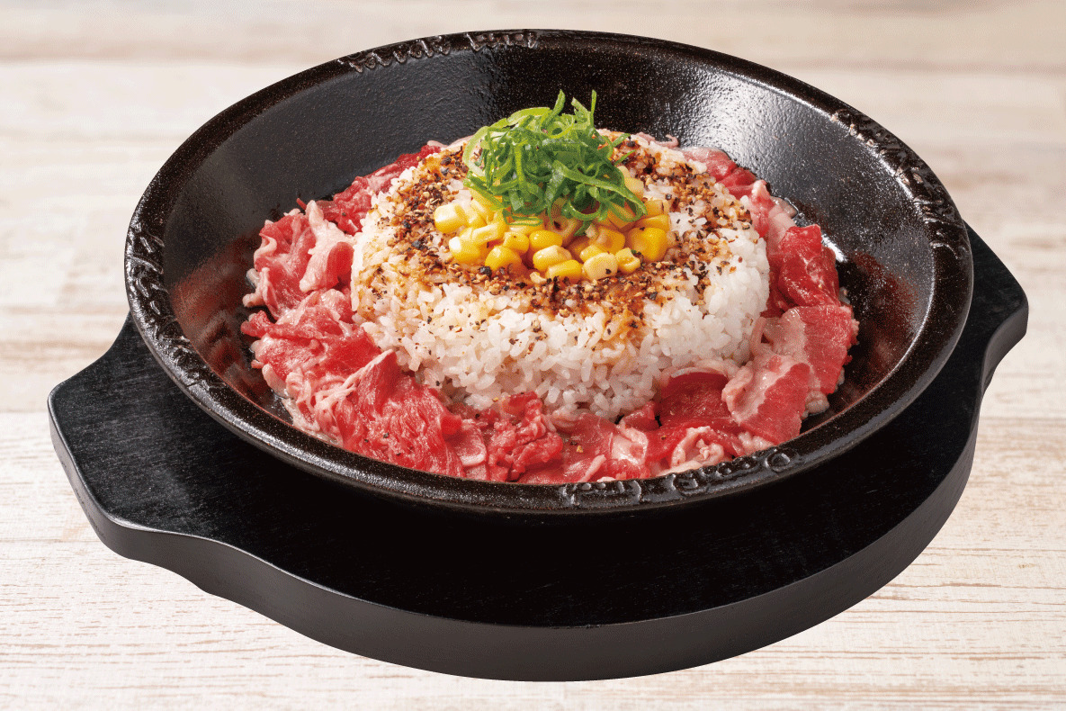 ビーフペッパーライス<br>お肉普通